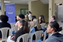 Acto celebrado en el lobby del Edificio N°3.