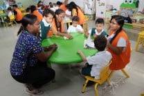 Se realizaron actividades con los pequeños, docentes y padrinos.