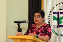 Lic. Ayansín Zuniga, Directora de Servicio Social Universitario.