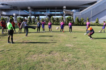 Ing. Ítalo Petrocelli, Director de la DGIA, quien realizó el saque inicial.