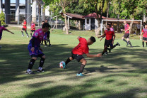 Inauguración de la Liga Interna de Fútbol 8.