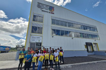 Los estudiantes estuvieron muy agradecidos con la empresa y el recorrido por sus instalaciones.