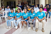 Jóvenes Universitarios de la Universidad de Panamá extensión de Darién participante en el Proyecto.