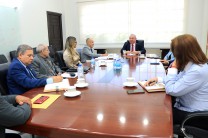 En esta reunión participó el rector, Dr. Omar Aizpurúa, junto a su equipo de trabajo.