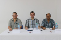 Mgtr. Miguel López, Dr. Francisco Arango y Mgtr. Carlos González.