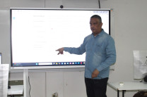 MSc. Rafael Vejarano, Coordinador de Extensión de la Facultad de Ingeniería de Sistemas Computacionales.