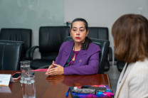 Arq. López Abello La presidenta de Fundación NATURA cree en el fortalecimiento de alianzas para el desarrollo sostenible.