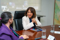 Rectora de la UTP Para la Rectora Laguna el trabajo con Natura es importante tanto en lo académico como en la investigación.