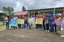 Niños de la comunidad de Cabuya, Distrito de Antón
