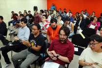 Acto celebrado en el Salón de Conferencias de la FCyT.