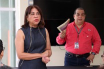 La Vicerrectora Académica, la Dra. Ángela Laguna y el Dr. Martín Peralta, director del SIU participaron de esta actividad.