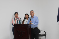 Palabra de bienvenida por el Ing. Efraín Conte, Director del C. R. Coclé