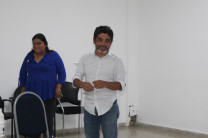Palabras de bienvenida a cargo del Mgtr. Héctor Rosales, Subdirector de Vida Universitaria 