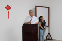 Palabras por el Ing. Efraín Conte, director del centro. 