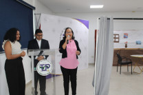 Palabras por la docente Lilibeth Loaiza.