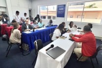 autoridades del Centro Regional de Panamá Oeste participan de la mesa de trabajo del taller 