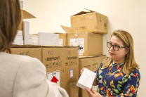Vicerrectora de Investigación, Postgrado y Extensión, Dra. Lilia Muñoz.