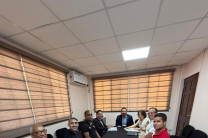 Investigadores de la UTP - CINEMI acompañaron al Dr. Félix Henríquez, durante el recibimiento que le dispensaron a la pasante Dra. Miriam Reyes Serrano, al centro de investigación.