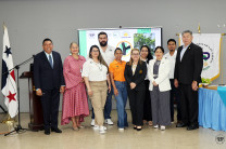 Foto Oficial Representantes de la CEMCIT-AIP, CEPIA y de la SENACYT en la foto oficial de la actividad.