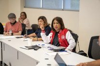 La Dra. Ángela Laguna, Rectora Encargada de la UTP.