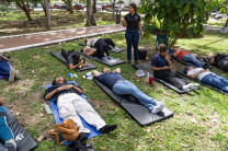 Relajación en la naturaleza.