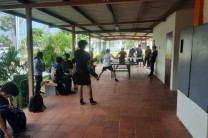 Estudiantes participantes del Torneo de Ping Pong.