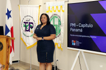 Palabras por parte de la Ing. Aleika Contreras, VP de Membresías.