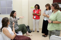 En las reuniones las expositoras analizaron los diferentes temas energéticos según la reunión.