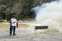 Práctica de extinción de incendio. Práctica de extinción de incendio.