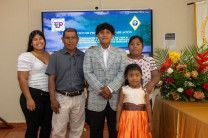 Participaron familiares del estudiante.