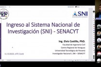 Presentación del Dr. Elvis Castillo, investigador I del SNI.