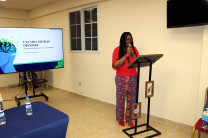 Palabras de inicio por la Licda. Vanessa Abrahams.