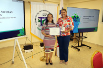 Certificado para la Mgtr. Guissell Vásquez por parte de la Dra. Bridget Cadogan.