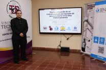  El Ing. Thomas Rodríguez, sustenta su tesis de Maestría