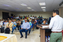 Por su parte, el Presidente del Jurado de Elecciones Ingeniero Ariel Urieta destacó la labor imparcial del organismo electoral en los comicios celebrados el 14 de septiembre y exhortó a la comunidad universitaria a participar activamente en esta nueva etapa de liderazgo.