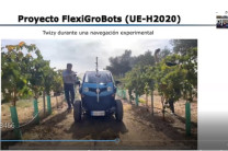 Presentación realizada por el Dr. Montes sobre el Proyecto Flexigribots. 