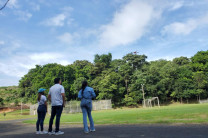 Prueba de vuelo en el Campus Metropolitano Víctor Levi Sasoo de la UTP.
