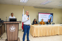Palabras de bienvenida por el Ing. Abdiel Saavedra, Subdirector de Vida Universitaria. Palabras de bienvenida por el Ing. Abdiel Saavedra, Subdirector de Vida Universitaria.