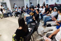 Estudiantes del Centro Regional de Panamá Oeste participan de la actividad del Día del Psicólogo. 