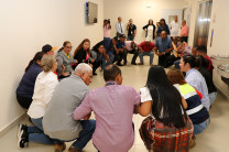 La directora Nacional Administrativa, Dra. Jovana Rodríguez dirigió un taller de cuerda.