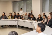 Los presentes tuvieron la oportunidad de hacer consultas a los estudiantes sobre el proyecto.