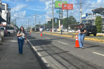 Durante esta actividad, estudiantes de diferentes facultades del Centro Regional de Veraguas brindaron su colaboración como voluntarios en diversos puntos estratégicos.