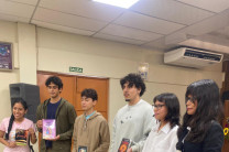Estudiantes participan de la Lectura de la Obra 