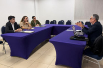 Mesa de trabajo bilateral UTP y Universidad CENFOTEC Mesa de trabajo entre los representantes de la UTP y la Universidad CENFOTEC.