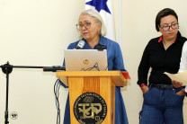 Mgtr. Catalina González R. Decana de la Facultad de Ciencias y Tecnología.