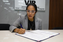 Dra. Gisselle Guerra, en representación de la Dra. Ángela Laguna Caicedo, rectora de la UTP. Dra. Gisselle Guerra, en representación de la Dra. Ángela Laguna Caicedo, rectora de la UTP.
