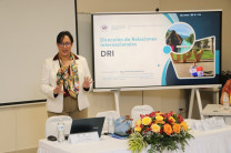 La Mgtr. Karla Arosemena, directora de la DRI. La Mgtr. Karla Arosemena, directora de la DRI.