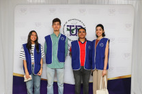 Estudiantes del Servicio Social Universitario de la UTP.