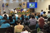 Estudiantes participan del ciclo de Conferencias de Saneamiento de Panamá Oeste. 