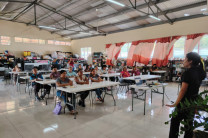 Se desarrollaron talleres con los asistentes